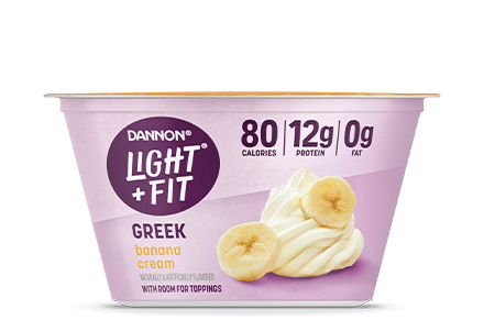 Light + Fit Banana Cream Nonfat Greek Yogurt