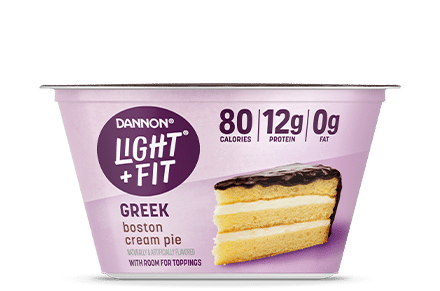 Light + Fit Boston Cream Pie Nonfat Greek Yogurt