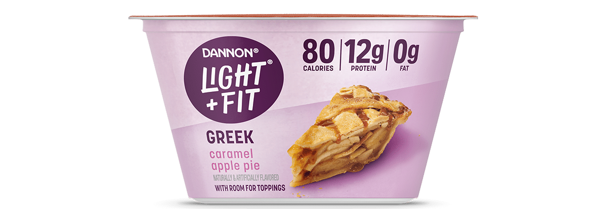 Light + Fit Caramel Apple Pie Nonfat Greek Yogurt