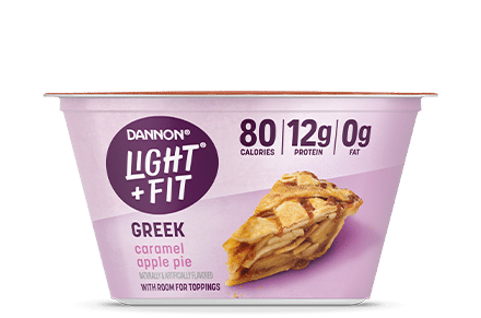 Light + Fit Caramel Apple Pie Nonfat Greek Yogurt