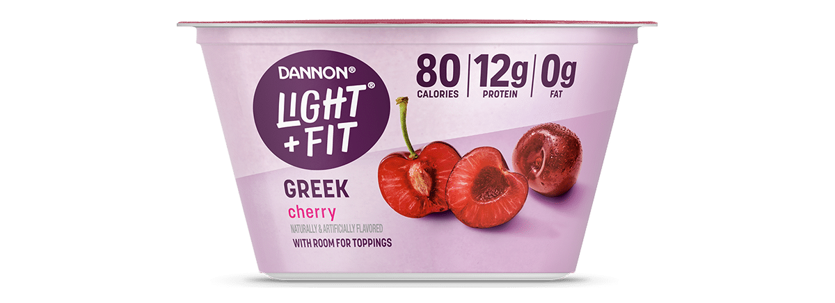 Light + Fit Cherry Nonfat Greek Yogurt