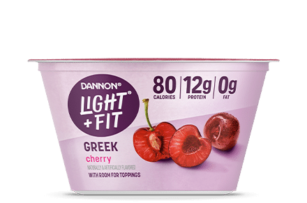 Light + Fit Cherry Nonfat Greek Yogurt