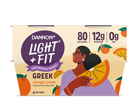 Light + Fit Orange Cream Nonfat Greek Yogurt