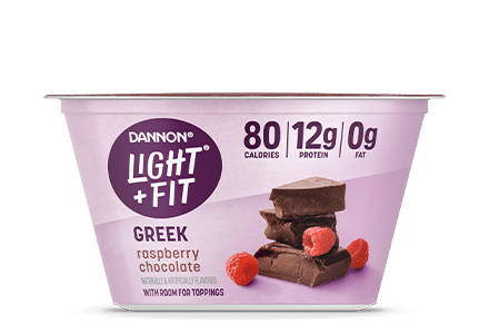 Light + Fit Raspberry Chocolate Nonfat Greek Yogurt