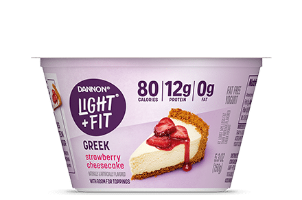 Light + Fit Strawberry Cheesecake Nonfat Greek Yogurt