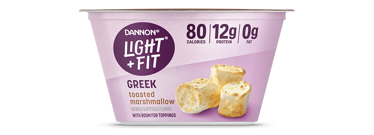 Light + Fit Toasted Marshmallow Nonfat Greek Yogurt