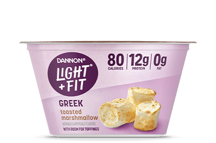 Light + Fit Toasted Marshmallow Nonfat Greek Yogurt