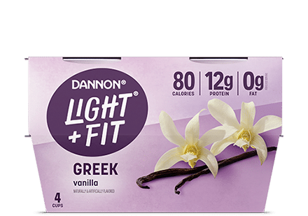 Light + Fit Vanilla Nonfat Greek Yogurt