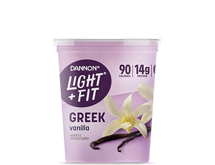 Light + Fit Vanilla Nonfat Greek Yogurt