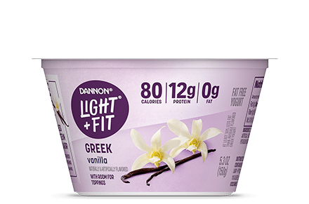 Light + Fit Vanilla Nonfat Greek Yogurt